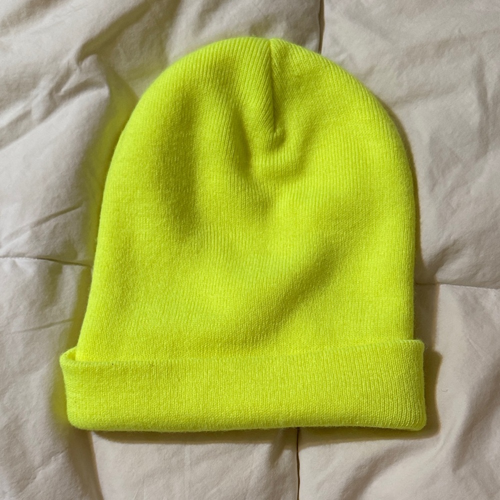 Carhartt Adult OS Neon Yellow Beanie - Picture 2 of 3